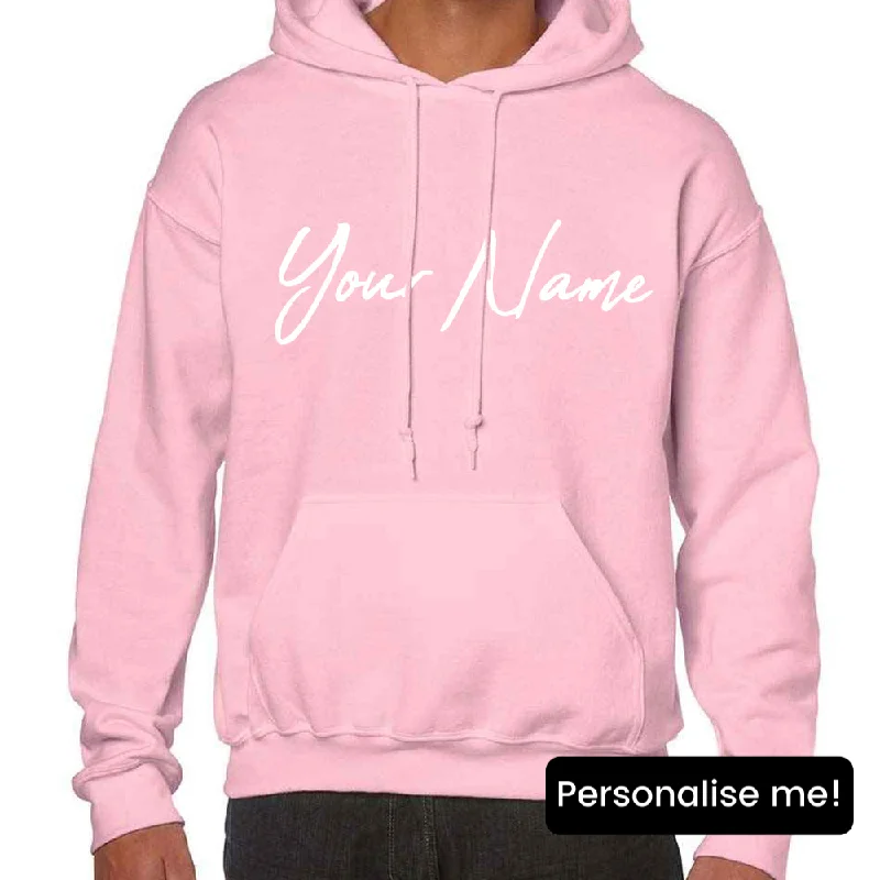 Buy Today MRK Basics Your Name Script Hoodie