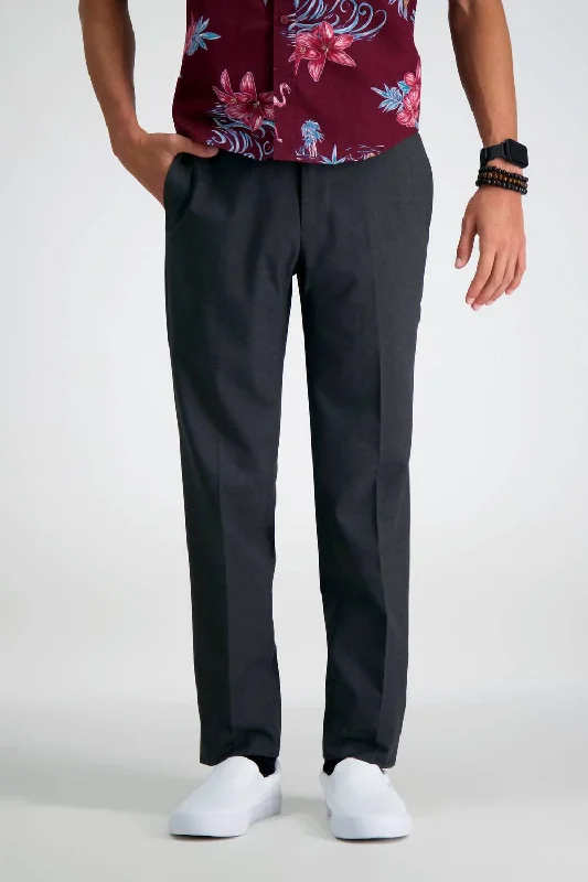 Lowest Price Slim Fit Dress Pants In Charcoal Heather