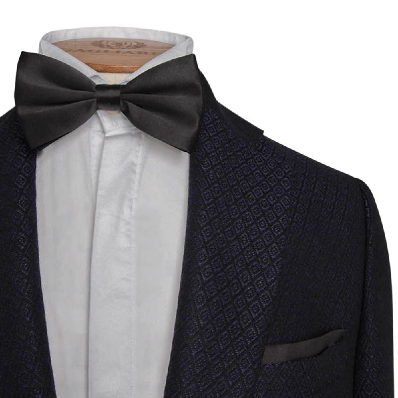 Holiday Sale Royal Diamond Dash Weave Dinner Jacket