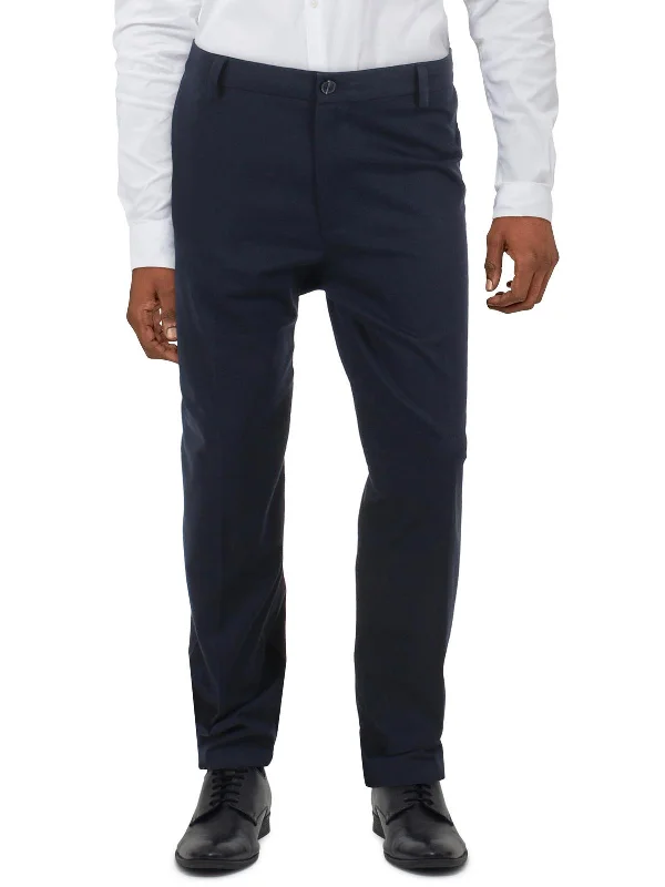 Weekend Discounts You Deserve Mens Creased Stretch Khaki Pants