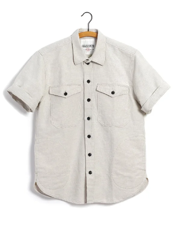 Extra Discounts VILLY | Short Sleeve Shirt | Flax Nature