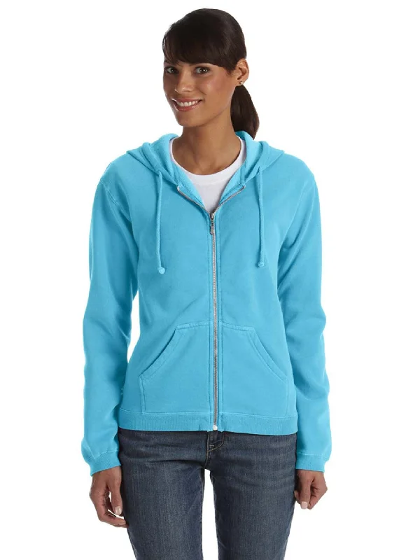 Limited Stock Comfort Colors Ladies Garment-Dyed Full-Zip Hoodie