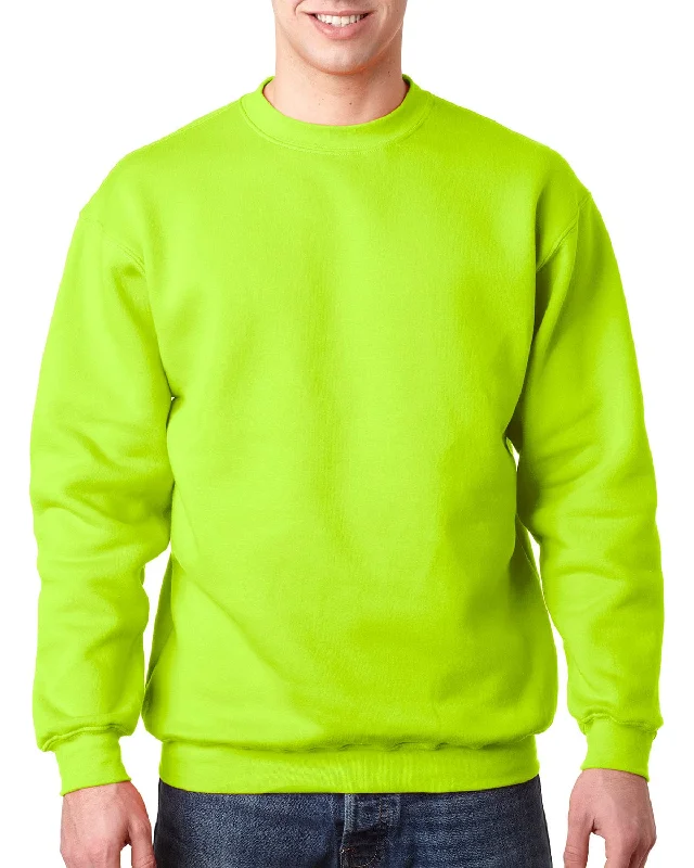 Discount Mania Bayside USA Made Crewneck Fleece | Lime Green