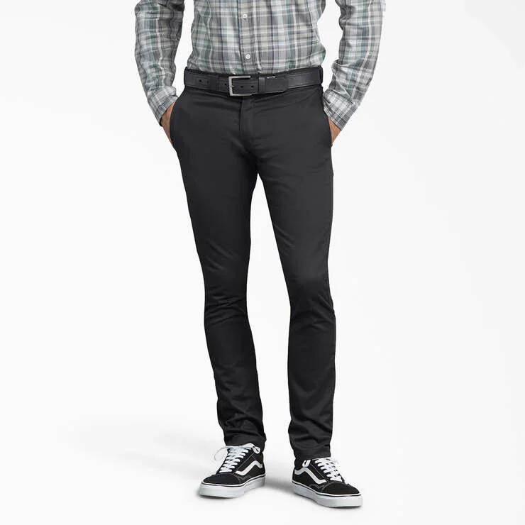 Major Deal Twill Skinny Work Pant, Black