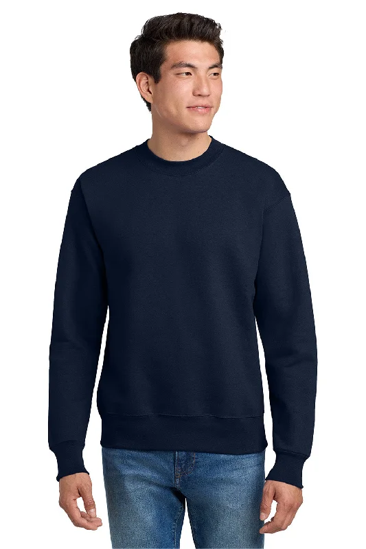 Price Fest Hanes Mens Ultimate Cotton PrintPro XP Pill Resistant Crewneck Sweatshirt - Navy Blue Price Fest Hanes Mens Ultimate Cotton PrintPro XP Pill Resistant Crewneck Sweatshirt - Navy Blue