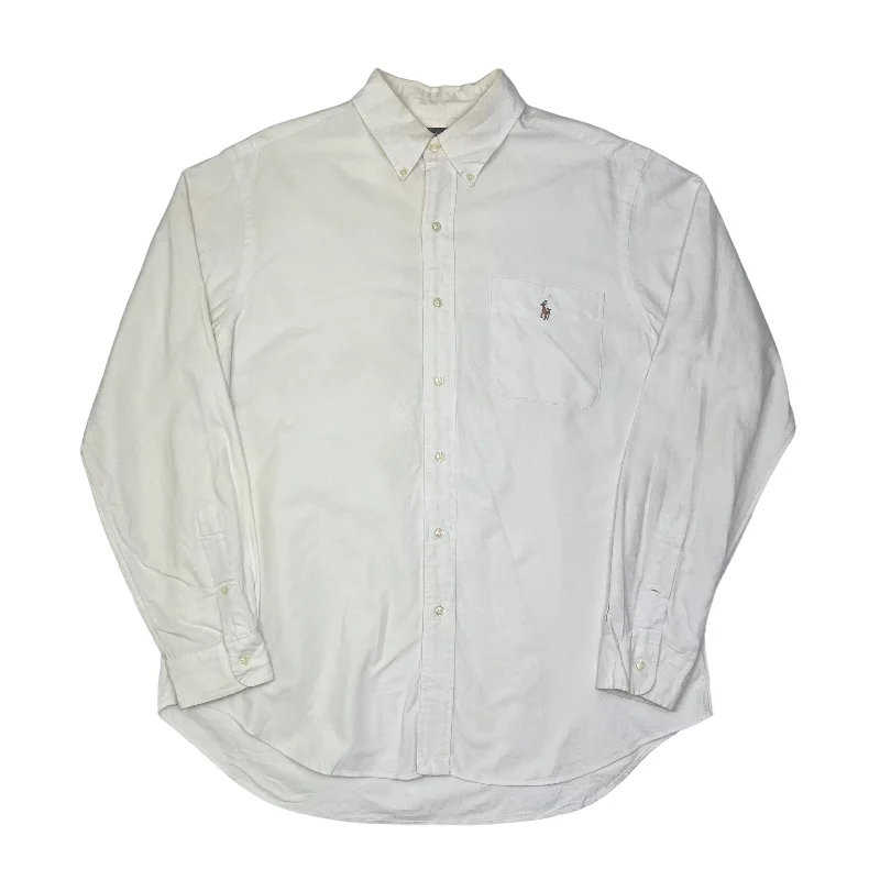 Weekend Savings Spree Ralph Lauren White Long Sleeve Shirt