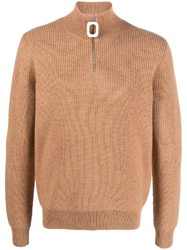 Weekend Deals That Impress Puller Half-Zip Ribbed Jumper