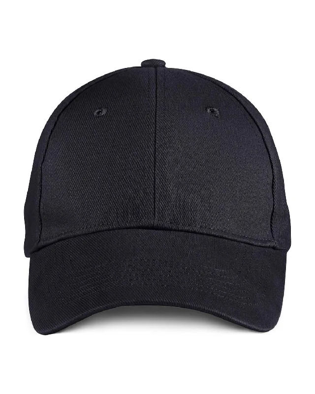 Exclusive Savings Anvil 6-Panel Brushed Twill Cap | Black
