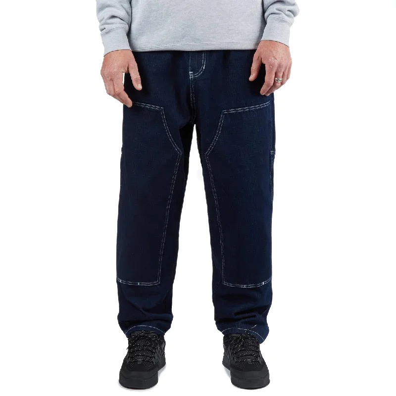 Great Bargain CCS 4x4 Reinforced Baggy Taper Denim Jeans - Overdyed Navy