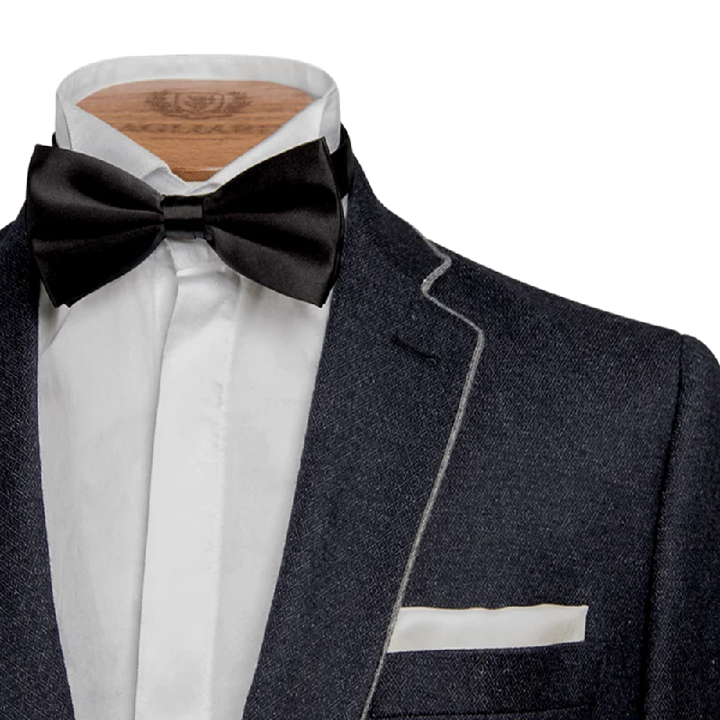 Exclusive Access Indigo Diamond Weave Dinner Jacket