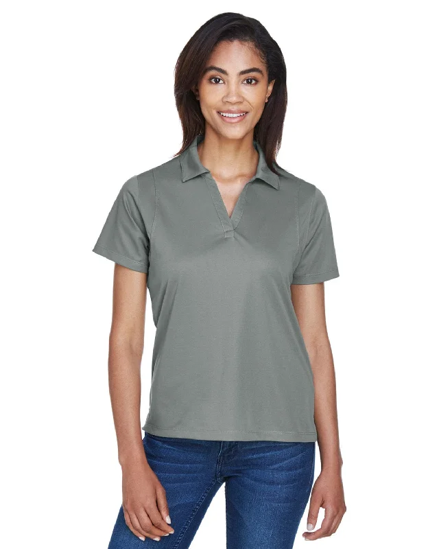 Weekend Bargains to Indulge In Harriton Ladies Micro-Pique Knit Polo Shirt | Charcoal