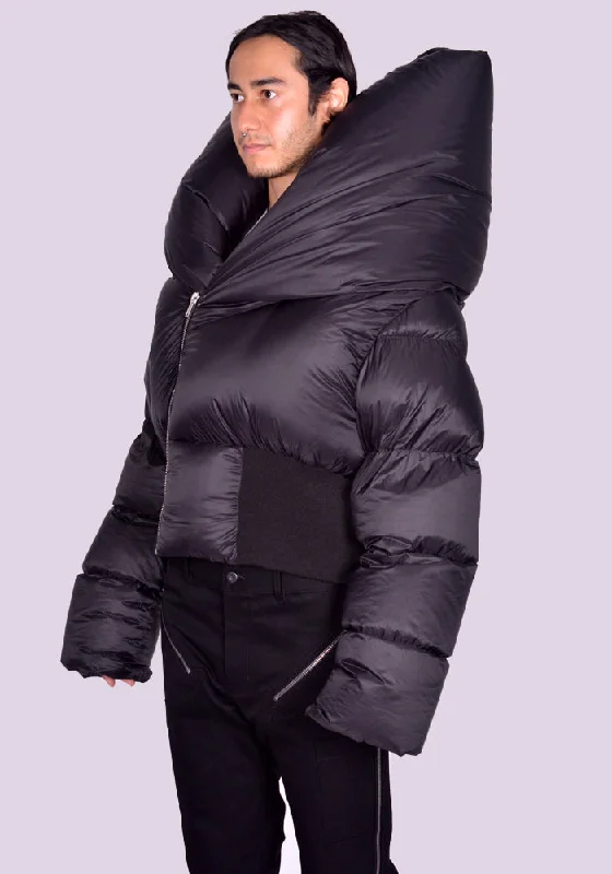 Value Pack RICK OWENS MEN RR02D6715 NPDX ANUBIS DOWN BOMBER JACKET BLACK