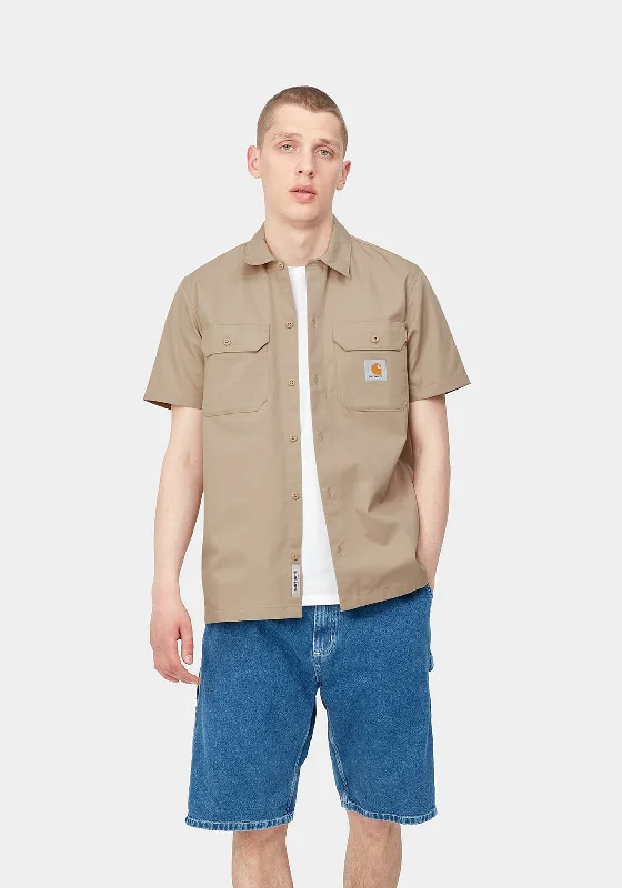 Price Buster Carhartt WIP Master Short Sleeve Shirt, Wall