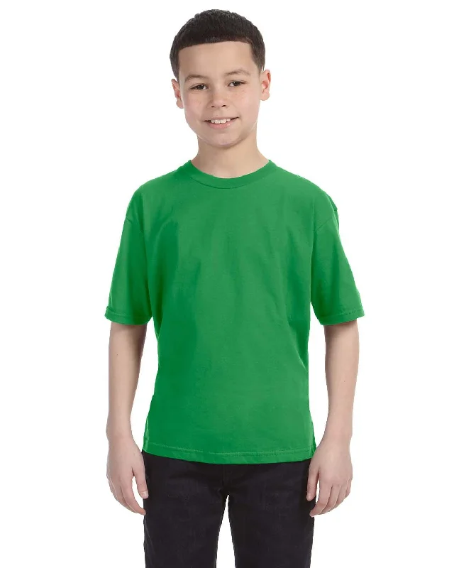 Weekend Bargains Just for You Anvil Youth Fashion Fit T-Shirt | Green Apple