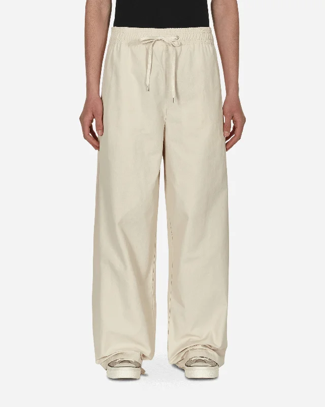 Weekend Bargains to Enjoy No Side Seam Easy Wide Pants White
