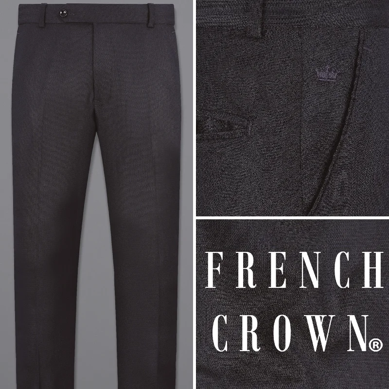 Best Seller Gravel Gray Textured Pant