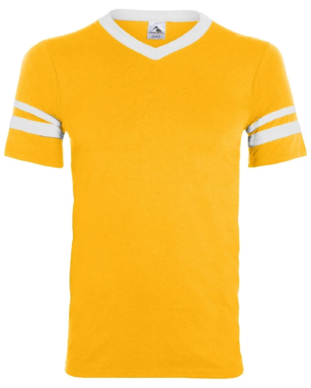 Super Sale Augusta Sleeve Striped Jersey | Gold/ White