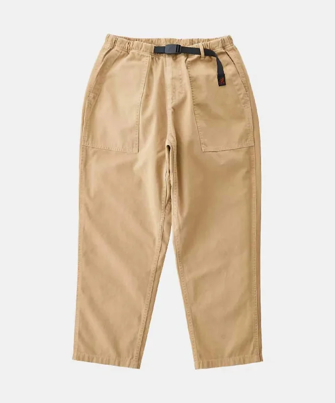Unwind with Weekend Discounts Loose Tapered Pants In Chino