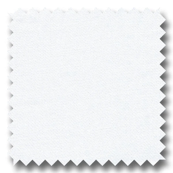 Low Price White Solid 200 2Ply Broadcloth - Custom Dress Shirt