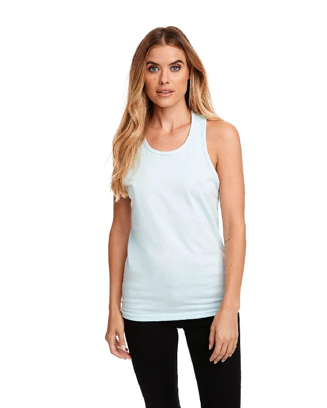 Weekend Deals That Excite Next Level Mens CVC Tank | Ice Blue
