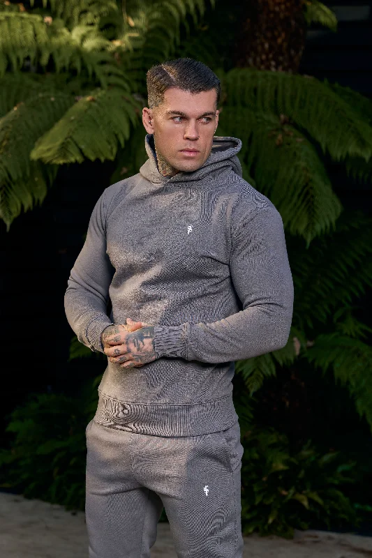 Price Rollback FS Plain Charcoal Hoodie With FS Branding - FSH1193
