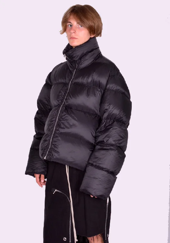 Shop and Save RICK OWENS MEN RU02D6745 NPD3 TURTLE JACKET BLACK