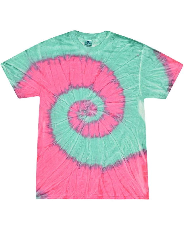 Weekend Bargains to Celebrate Tie-Dye Youth 100% Cotton Tie-Dyed T-Shirt | Mint Fusion