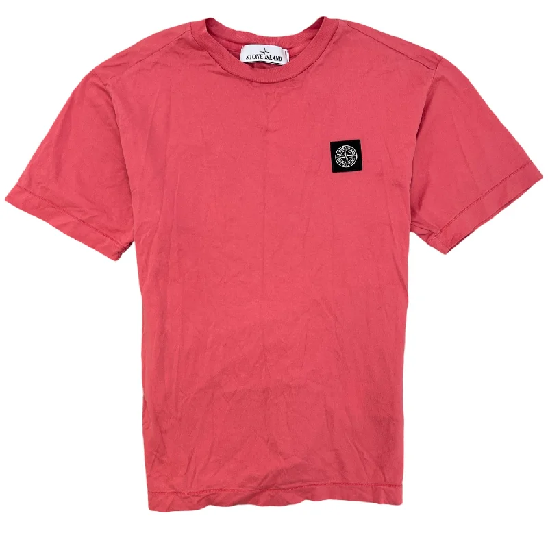 Weekend Bargains to Sizzle Men's Compass Logo T-Shirt Pink Size S