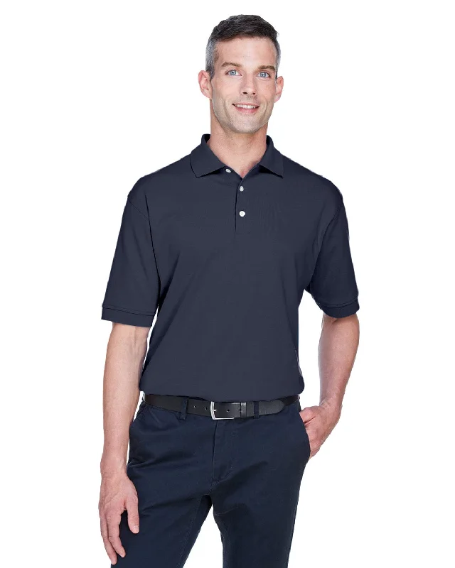 Weekend Savings Spectacular Devon & Jones Perfect Pima Interlock Polo Shirt | Navy