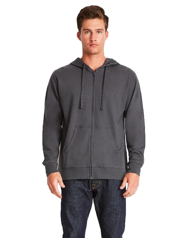 Value Deals Next Level Adult French Terry Zip Hoody | Hvy Mtl/ Hvy Mtl