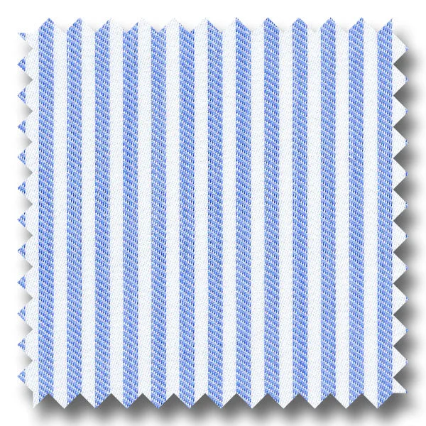 Epic Value Blue Twill Stripe 170 2Ply Broadcloth - Custom Dress Shirt
