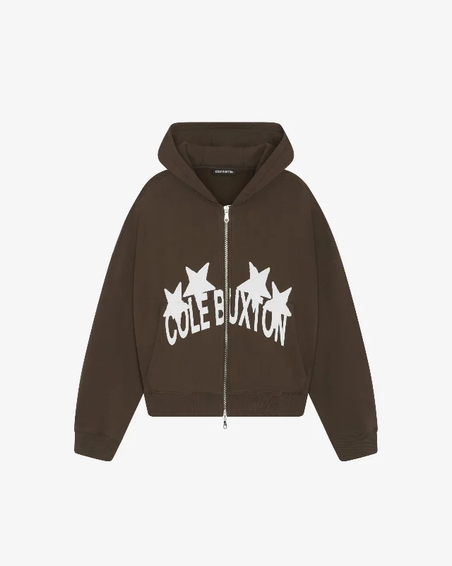 Mega Discount 4 STAR ZIPPED HOODIE