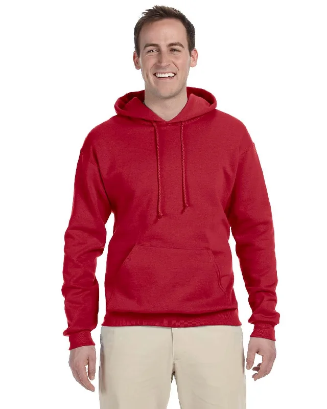 Weekend Bargains to Savor Jerzees 50/50 Hooded Sweatshirt | True Red