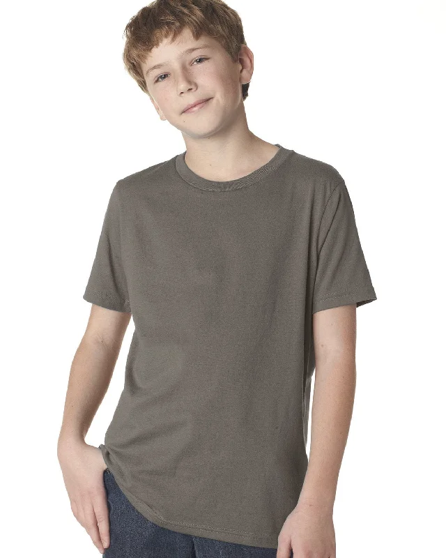 Special Price Next Level Boys Premium Short Sleeve Crew Tee | Warm Gray