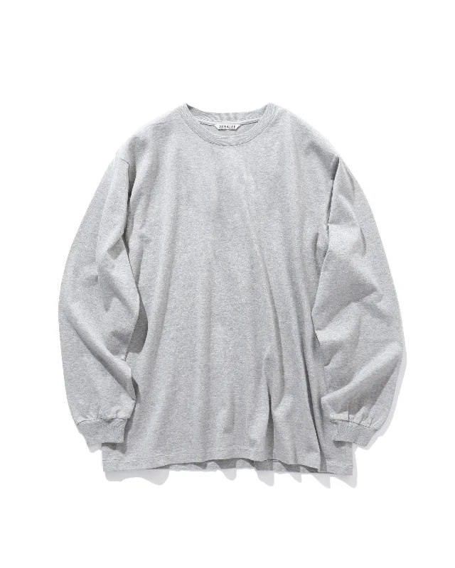 Mega Sale LUSTER PLAITING L/S TEE TOP GRAY