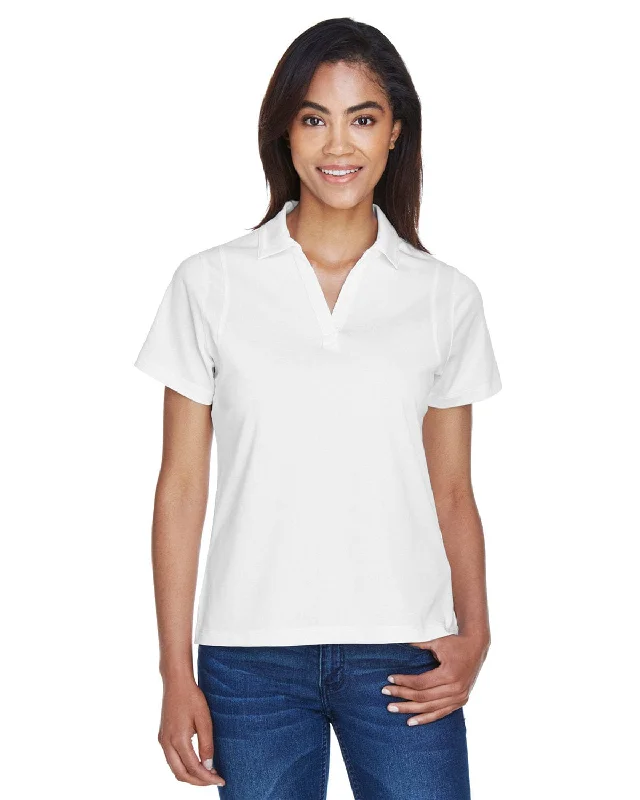 Amazing Deals Harriton Ladies Micro-Pique Knit Polo Shirt | White