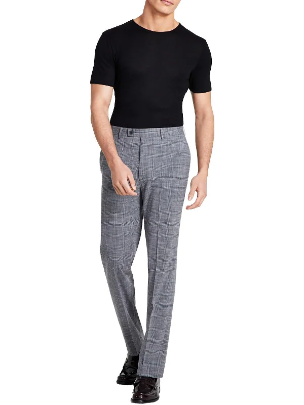 Crazy Deal Mens Slim Fit Mid Rise Dress Pants