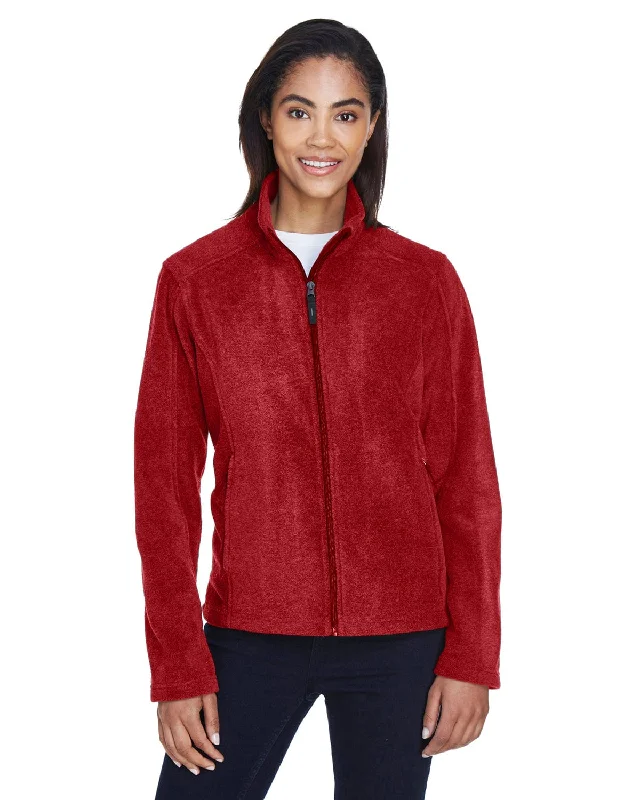 Massive Deals Core 365 Journey Ladies Fleece Jacket | Classic Red