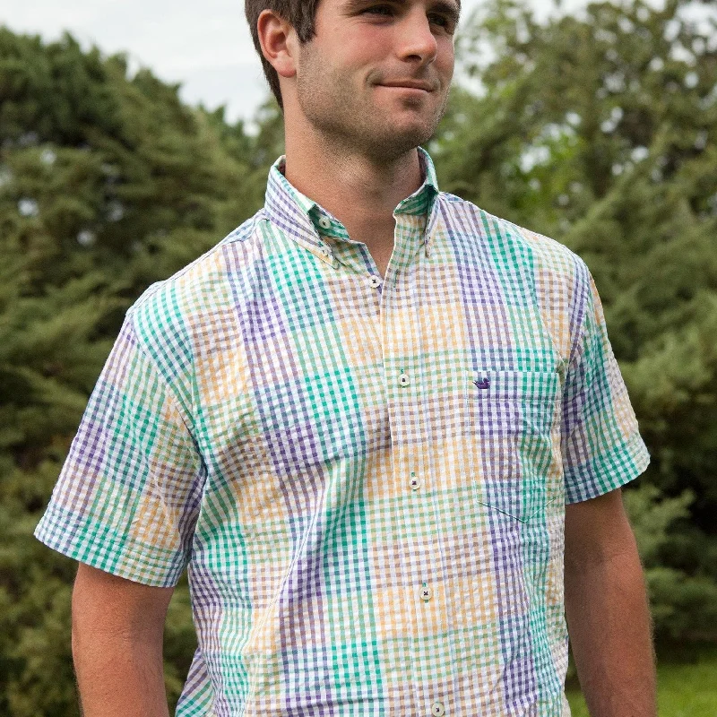 Weekend Specials Just for You Everett Gingham Dress Shirt - Short Sleeve