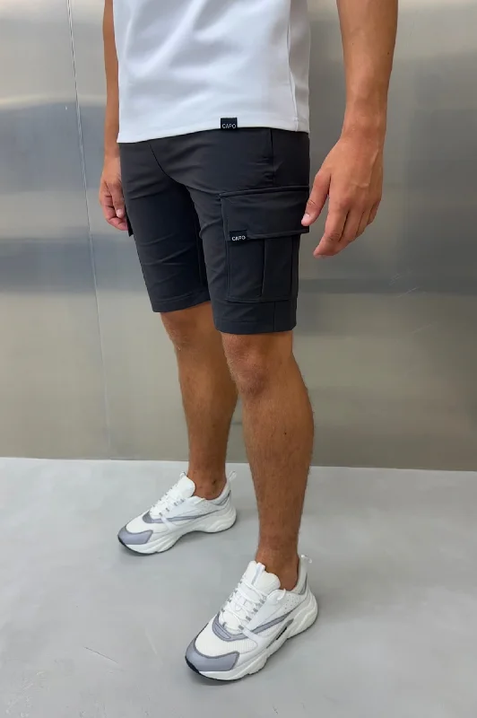 Quick Sale Capo UTILITY Cargo Short - Charcoal