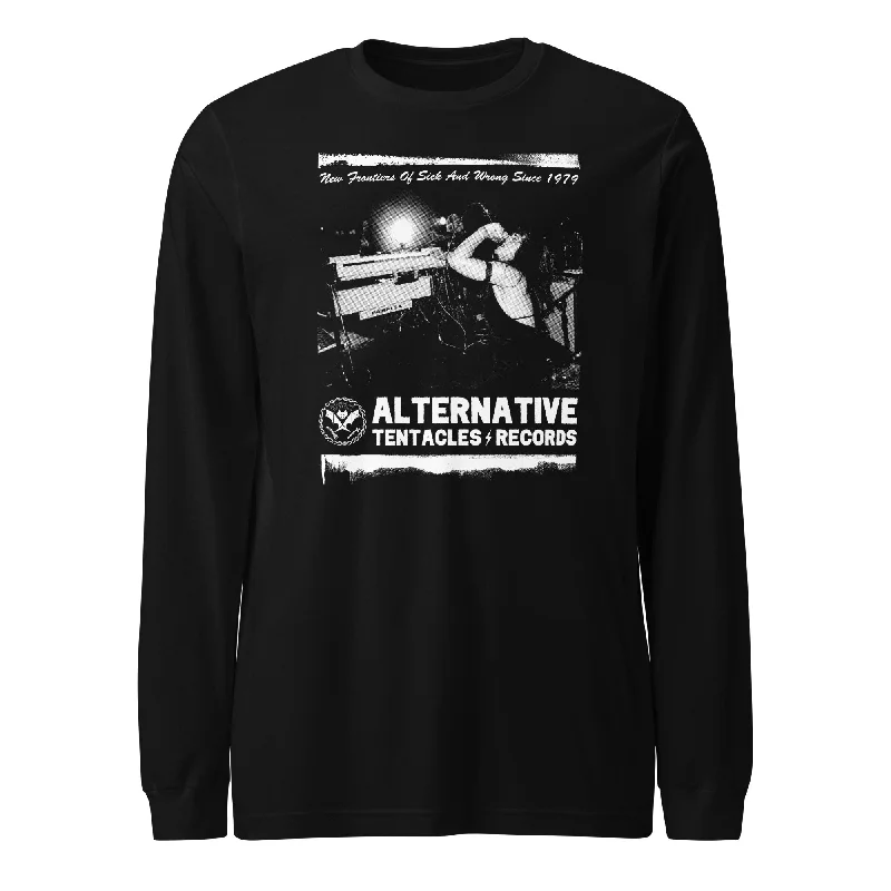 Weekend Bargains to Enjoy "New Frontiers Of Sick And Wrong Since 1979" feat. THE DARTS Unisex Long Sleeve Tee Weekend Bargains to Enjoy "New Frontiers Of Sick And Wrong Since 1979" feat. THE DARTS Unisex Long Sleeve Tee