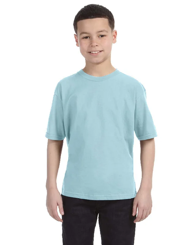 Weekend Discounts You Deserve Anvil Youth Fashion Fit T-Shirt | Teal Ice