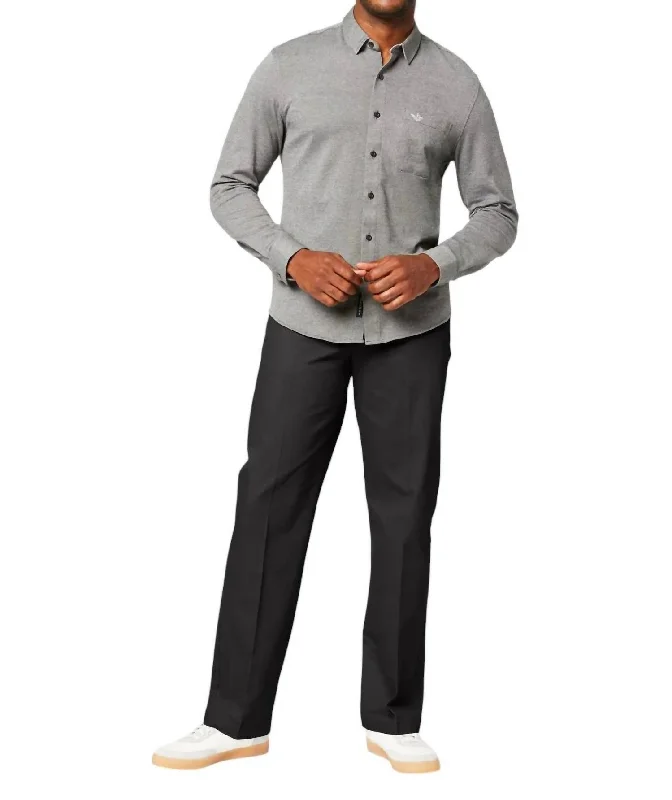 Exclusive Preview Men's Signature Khaki Classic Fit Pant In Black