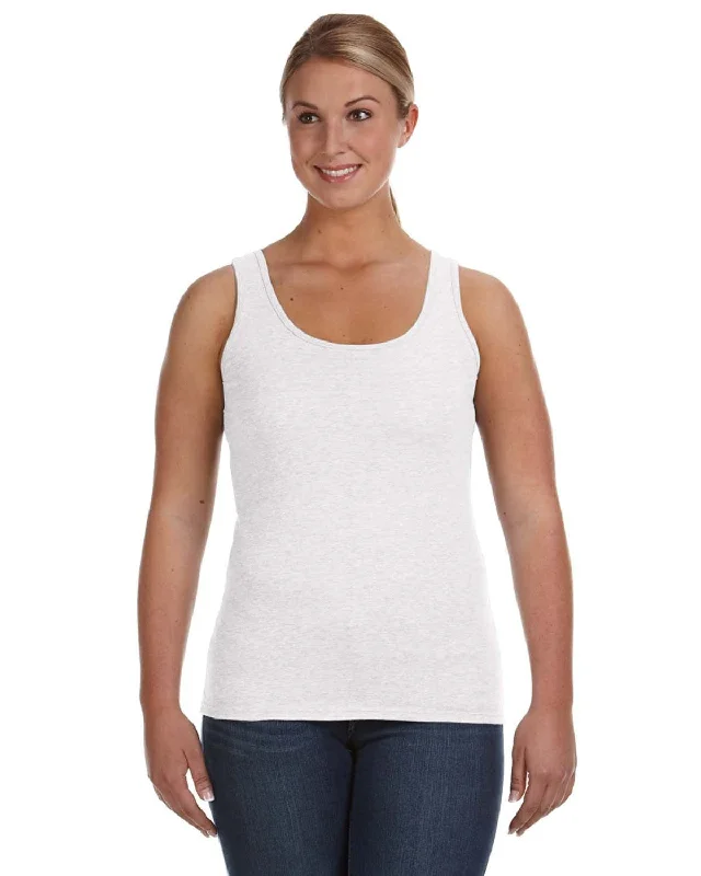 Weekend Extravaganza: Shop Now Anvil Ladies Lightweight Tank | White