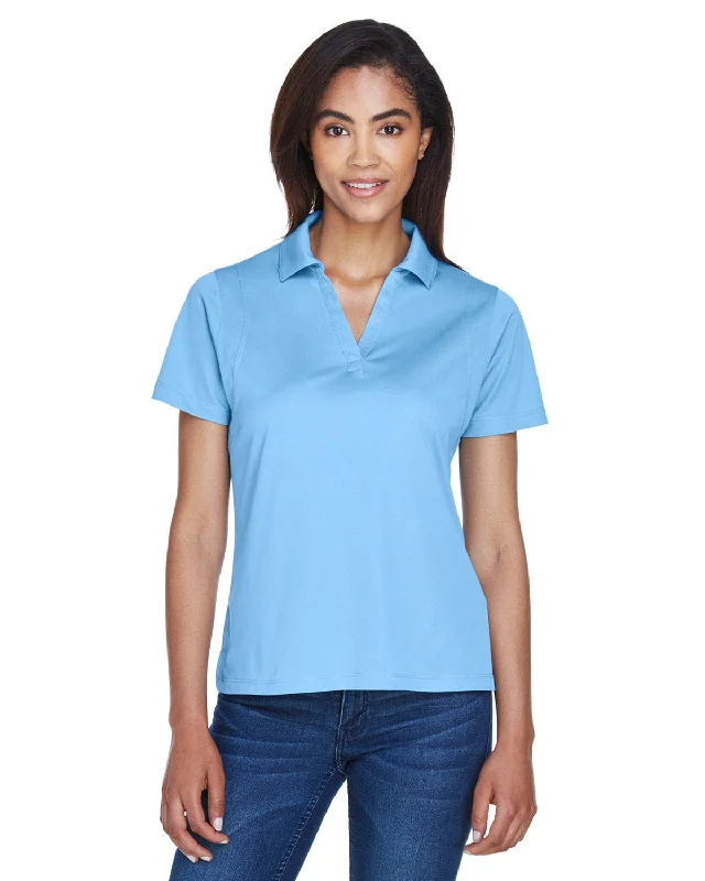 Weekend Savings Spectacular Harriton Ladies Micro-Pique Knit Polo Shirt | Light Blue