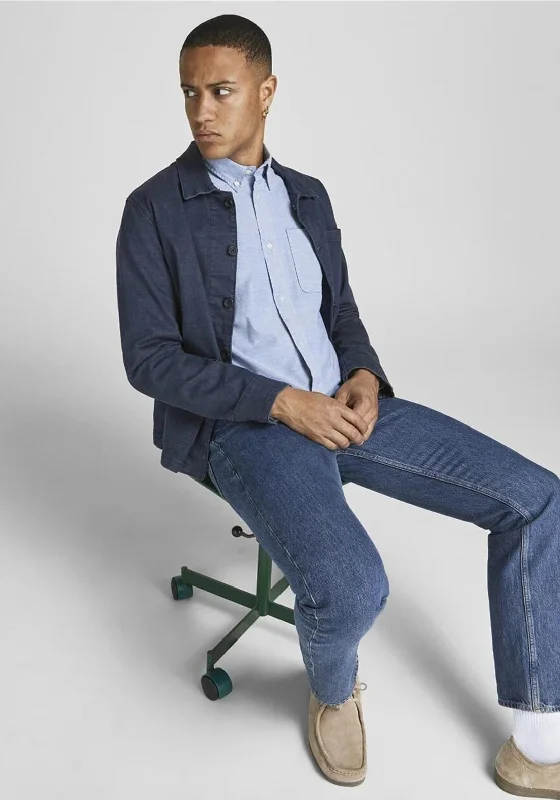 Midnight Madness Jack & Jones Brook Oxford Shirt, Cashmere Blue