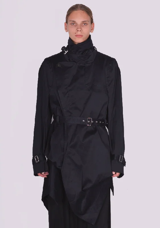 Weekend Deals That Excite MARINA YEE FW23-CHANOT UNISEX FOLD TRENCH COAT NAVY