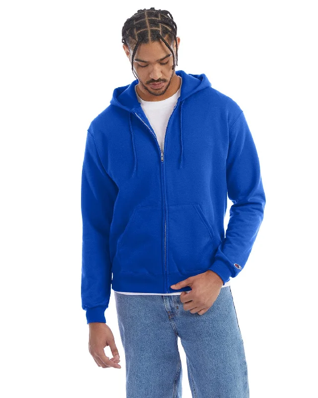 Year-End Sale Champion EcoSmart Full-Zip Hoodie | Royal Blue