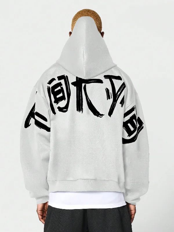 Weekend Deals That Sparkle Overhead Hoodie With Japanese Style Graphic Print