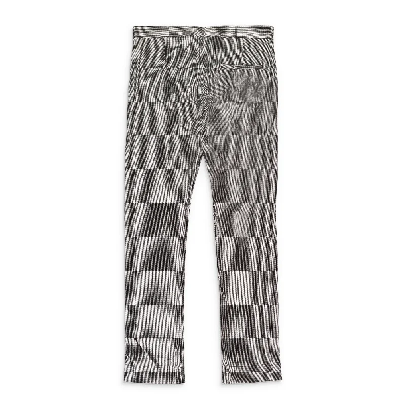 Value Pack HOUNDSTOOTH SPLIT HEM BLACK WHITE TROUSERS
